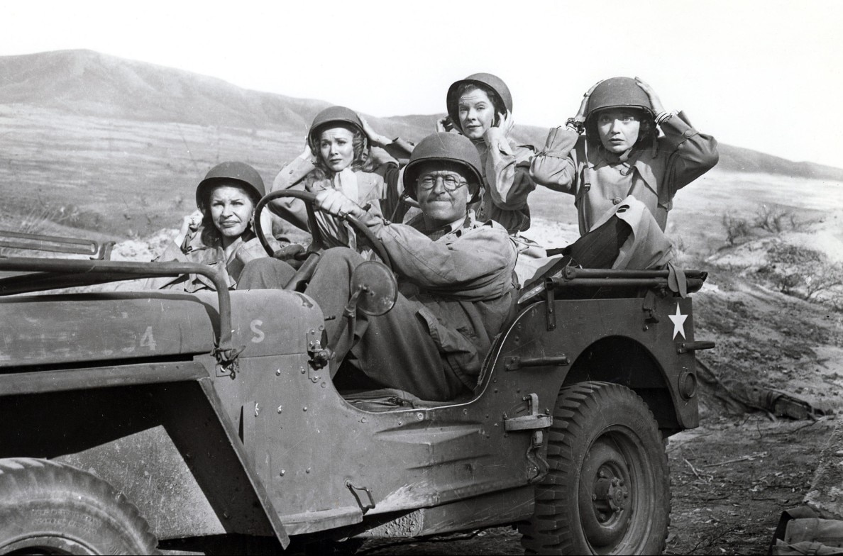 Four Jills in a Jeep