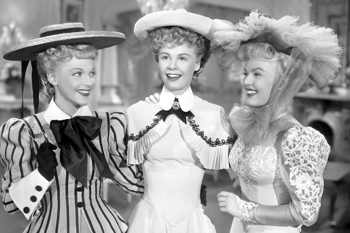 Three Little Girls in Blue