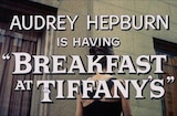 Breakfast at Tiffany's -- (Original Trailer)
