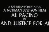 And Justice For All (1979) -- Original Trailer