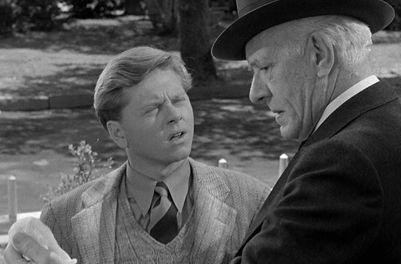 Andy Hardy's Double Life (1942) -- Running On A Rim