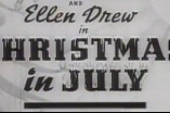Christmas In July (1940) -- (Video Trailer)