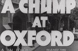 Chump At Oxford, A (1940) -- (Original Trailer)