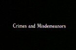 Crimes and Misdemeanors -- (Original Trailer)