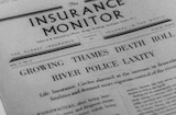 Human Monster, The (1939) -- Growing Thames Death Toll