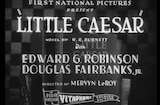 Little Caesar (1930) -- Open, Be Somebody