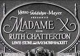 Madame X (1929) -- Opening Credits