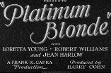 Platinum Blonde (1931) -- Opening, Bluenoses