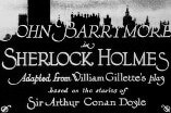 Sherlock Holmes (1922) -- Moriarty, Genius Of Evil
